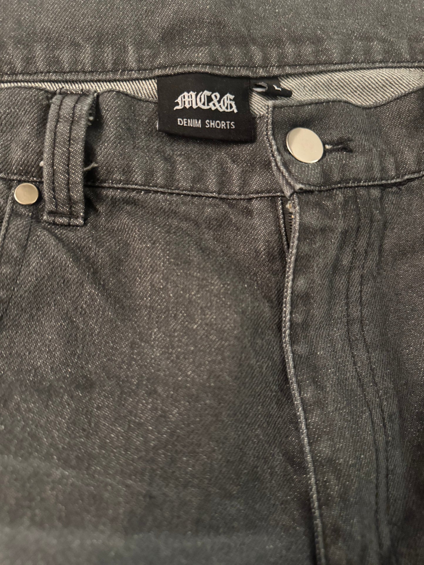 light grey Denim Shorts