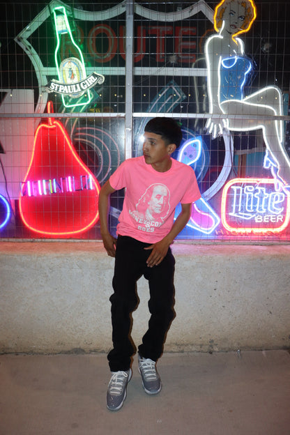 Light Pink “Money Comes & Goes” Glow In The Dark! T-Shirt