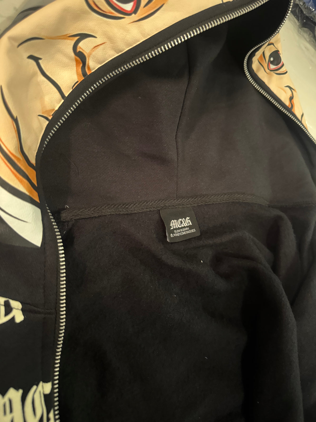 MC&G Zip-Ups Glow In The Dark