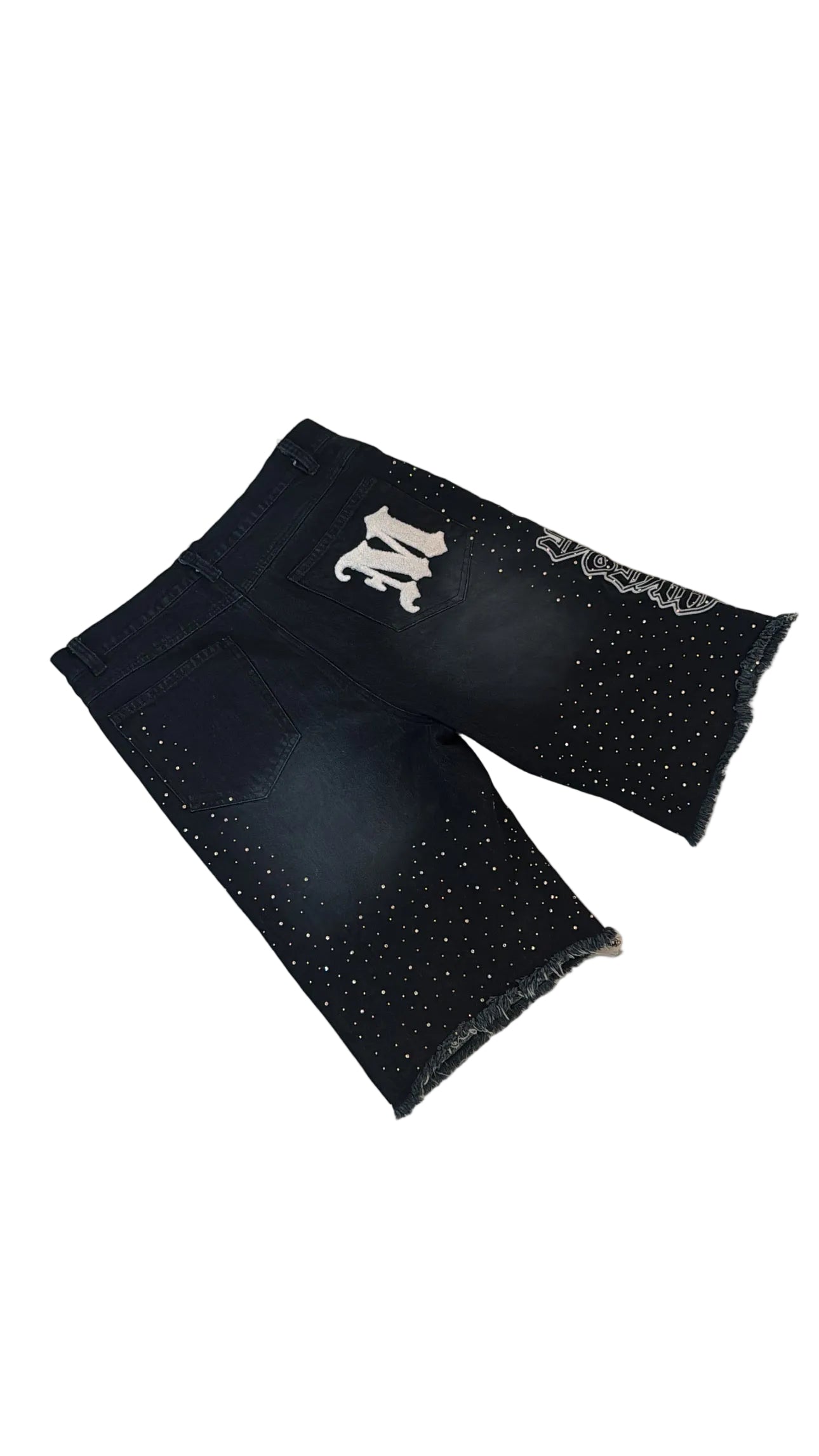 Dark Blue Denim Shorts