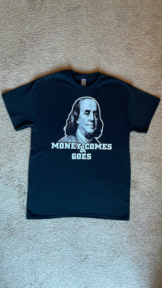 Black “Money Comes & Goes” Glow In The Dark! T-Shirt